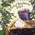 Blueberry pie and coffee