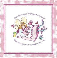 Baby Girl's Angel Pillow